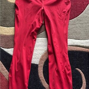 Lululemon red leggings size 10